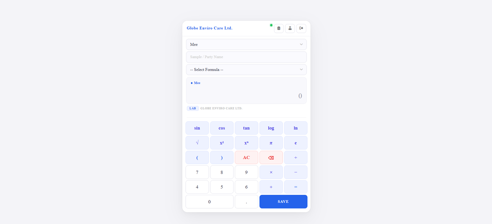 LabCalc – Water Parameter Measurement System